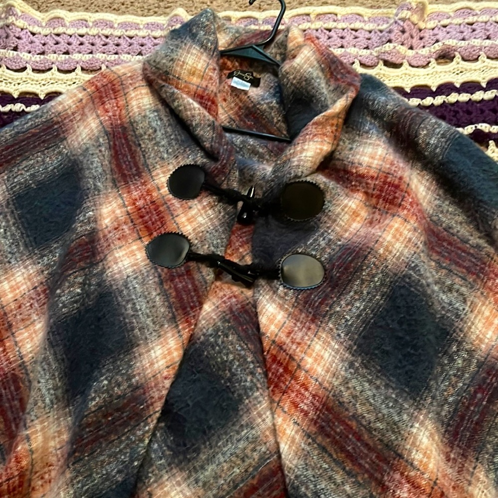 Fleece poncho